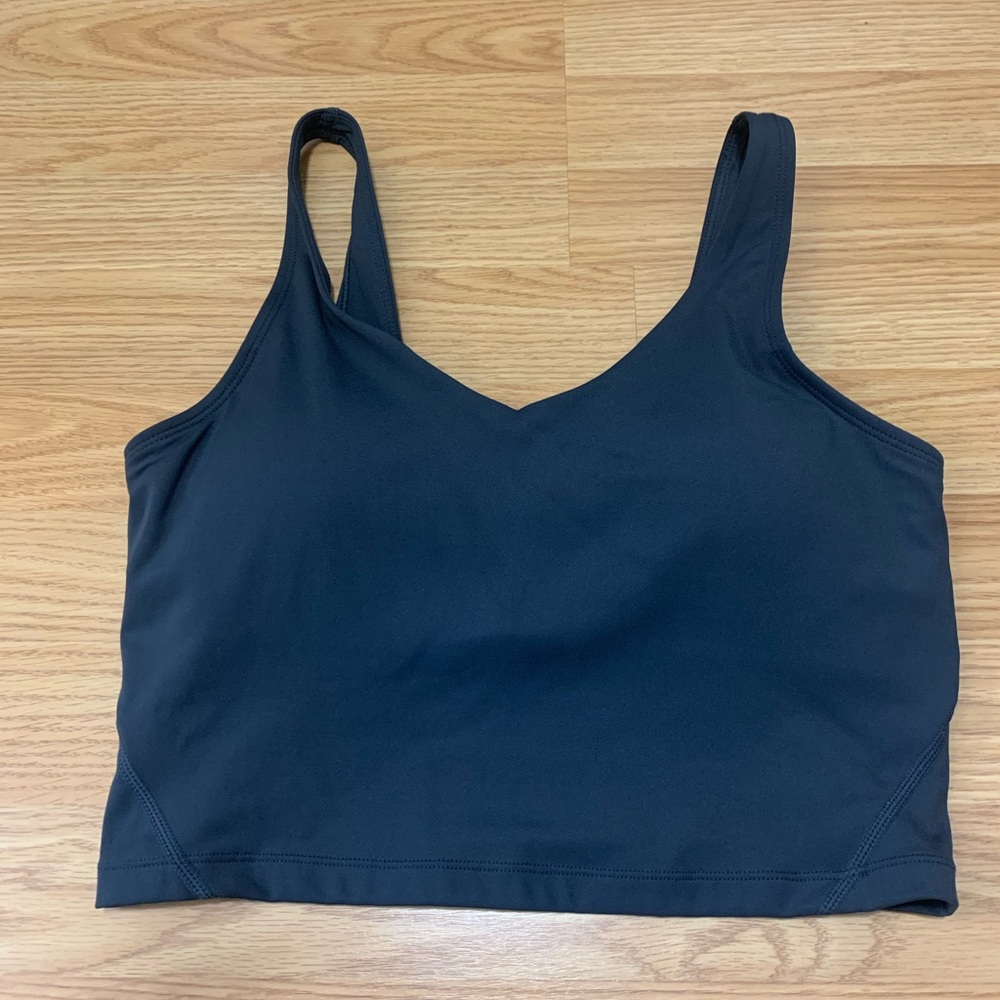 Black V-Neck Tank Top